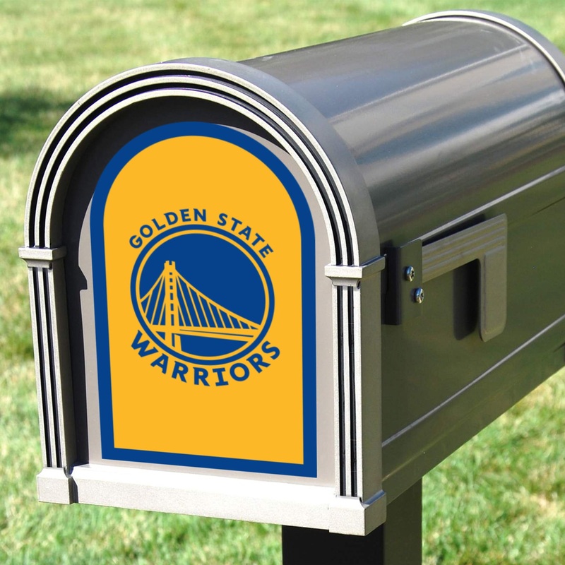 Golden State Warriors – Mailbox Logo – Outdoor Wall Decal – Official NBA – Scratch Resistant Alumigraphics Smooth