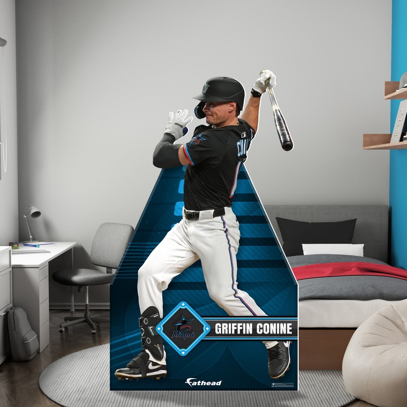 Griffin Conine – Life-Size Stand Out – Official MLB – Miami Marlins – Foam Core Cutout