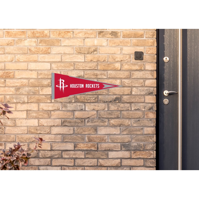 Houston Rockets – Pennant – Outdoor Wall Decal – Official NBA – Scratch Resistant Alumigraphics Smooth