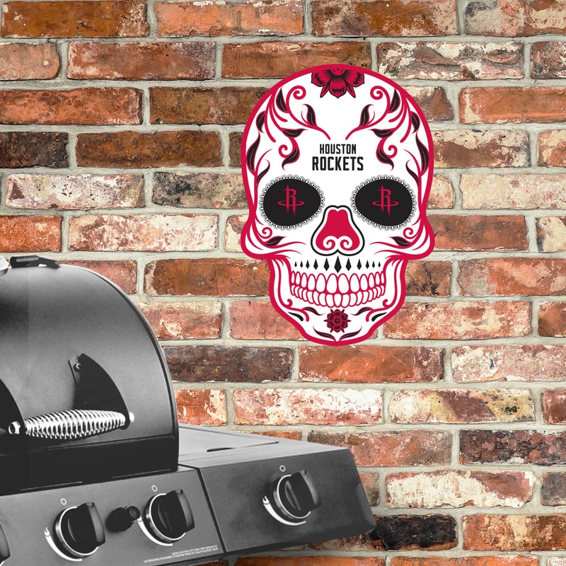 Houston Rockets – Sugar Skull Logo – Outdoor Wall Decals – Official NBA – Scratch Resistant Alumigraphics Smooth