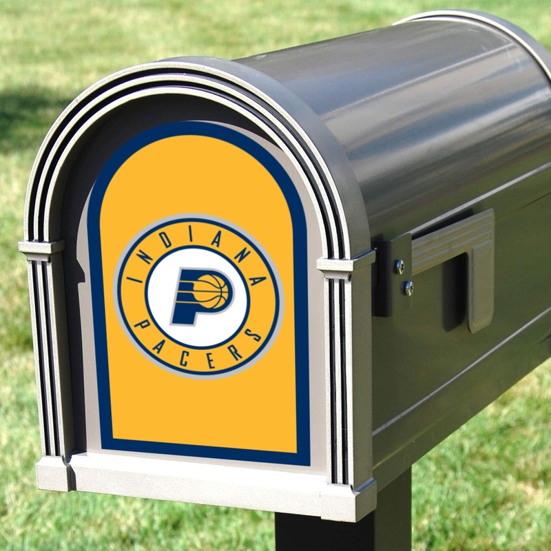 Indiana Pacers – Mailbox Logo – Outdoor Wall Decal – Official NBA – Scratch Resistant Alumigraphics Smooth
