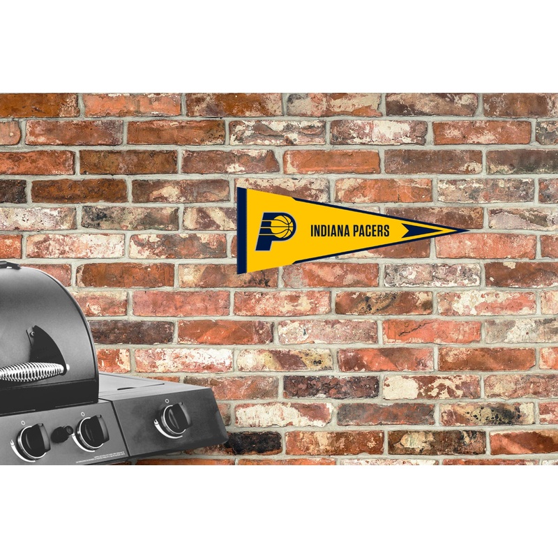 Indiana Pacers – Pennant – Outdoor Wall Decal – Official NBA – Scratch Resistant Alumigraphics Smooth