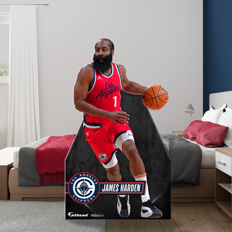 James Harden – Life-Size Stand Out – Official NBA – Los Angeles Clippers – Foam Core Cutout