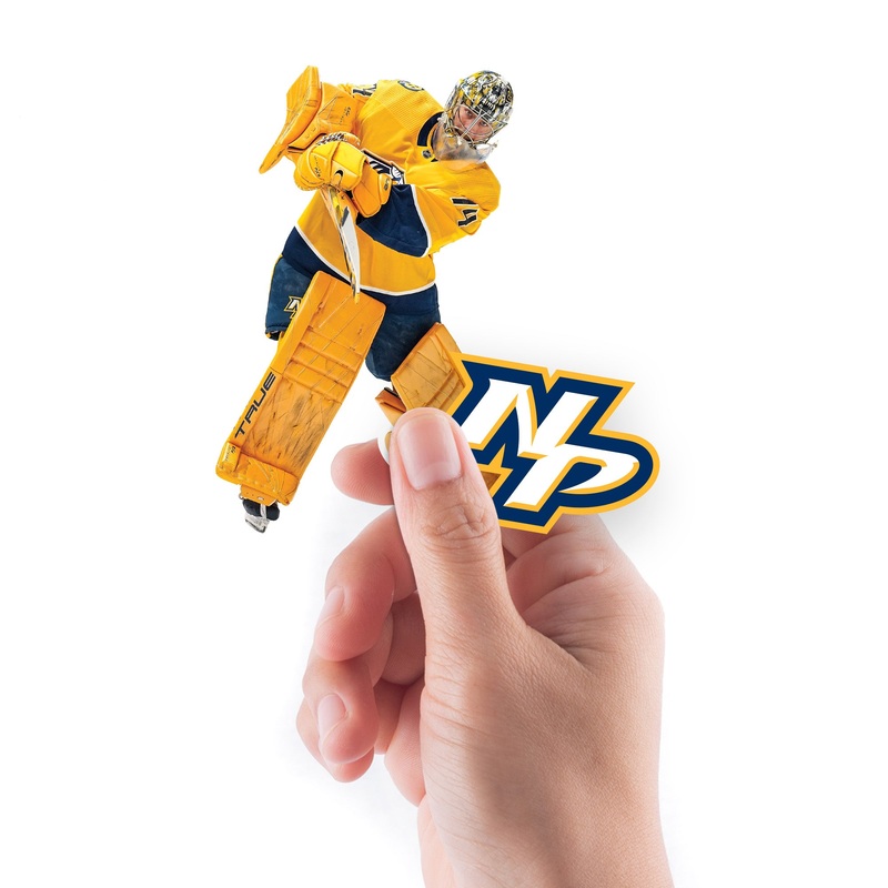 Juuse Saros – 5 Minis (Mixed Sizes) – Official NHL – Nashville Predators – Reusable Vinyl Decals