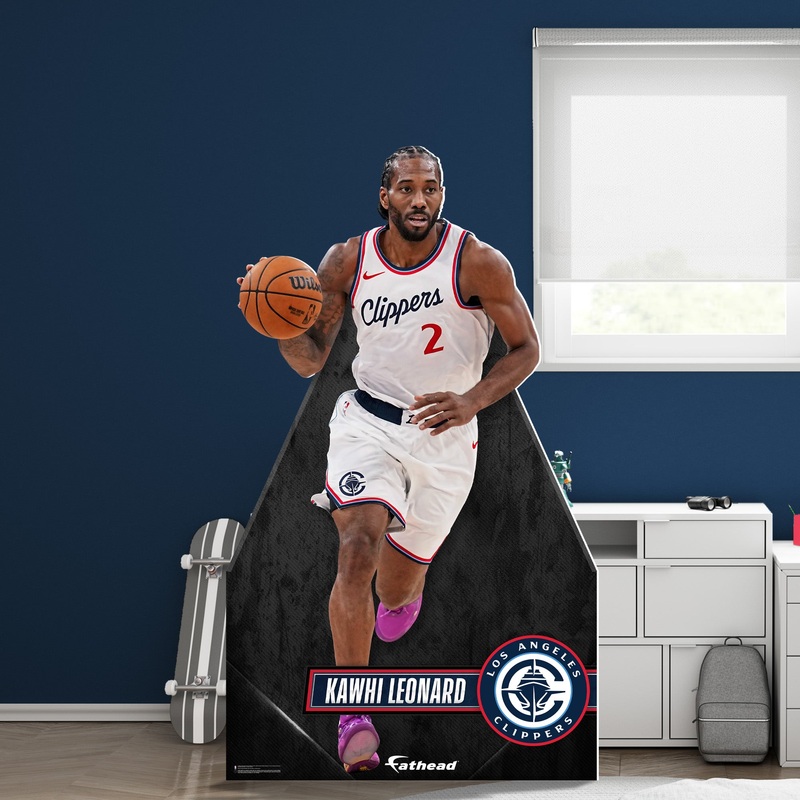 Kawhi Leonard – Life-Size Stand Out – Official NBA – Los Angeles Clippers – Foam Core Cutout