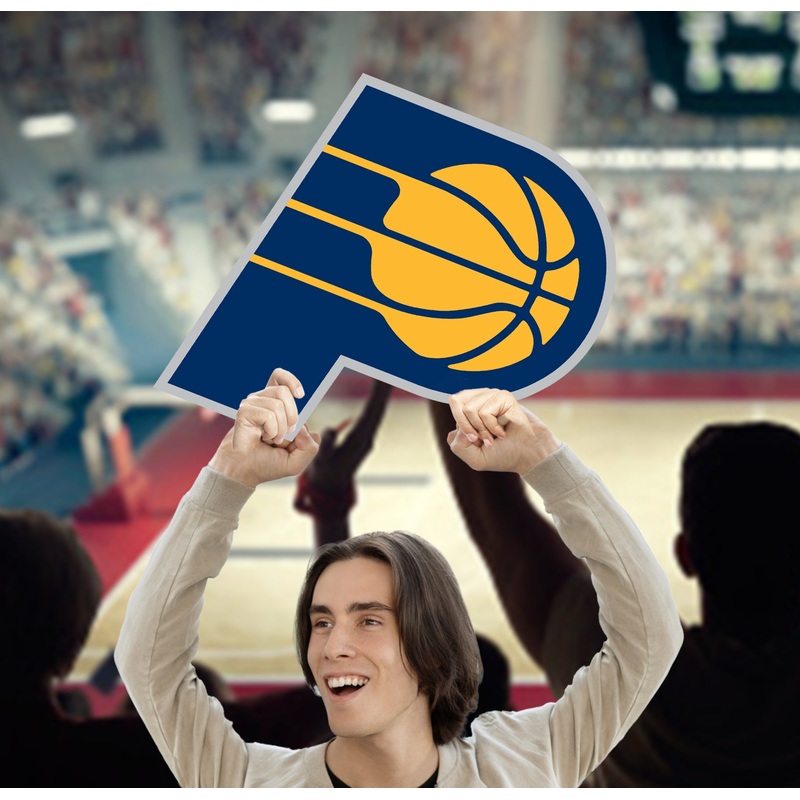 Logo – Big Head – Official NBA – Indiana Pacers – Foam Core Cutout