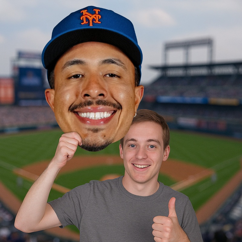 Mark Vientos – Big Head – Official MLB – New York Mets – Foam Core Cutout