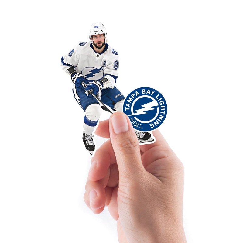 Nikita Kucherov – 5 Minis (Mixed Sizes) – Official NHL – Tampa Bay Lightning – Reusable Vinyl Decals