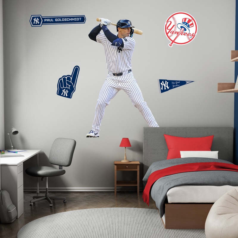 Paul Goldschmidt – RealBig Collection – Official MLB – New York Yankees – Reusable Vinyl Wall Decals