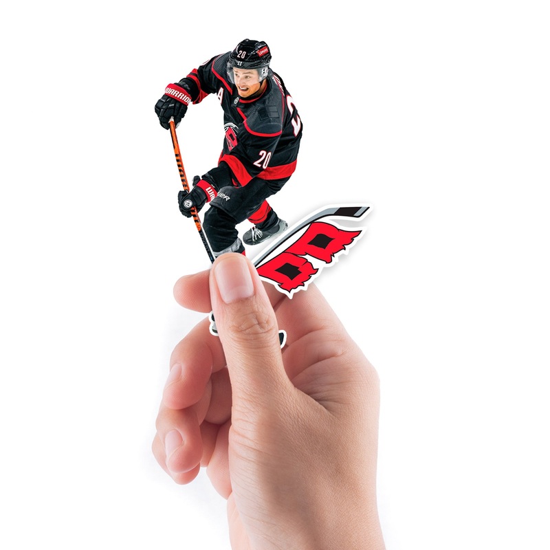 Sebastian Aho – 5 Minis (Mixed Sizes) – Official NHL – Carolina Hurricanes – Reusable Vinyl Decals
