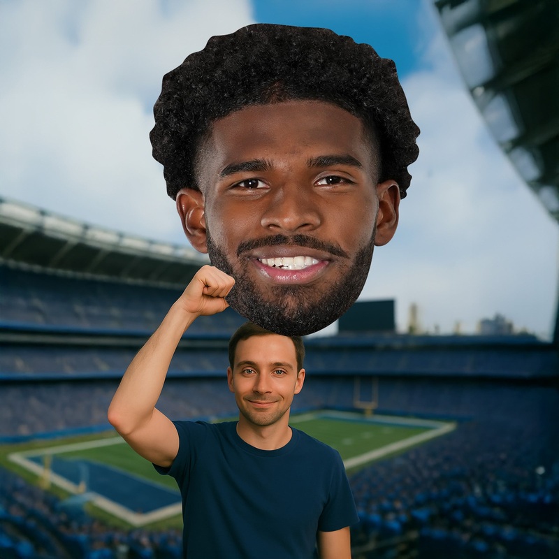 Shedeur Sanders – Big Head – Official NFLPA – Cleveland Browns – Foam Core Cutout