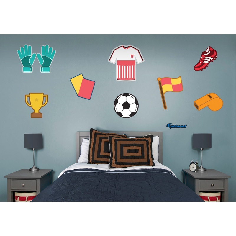 Sports Soccer Collection  –  Removable Wall Decal