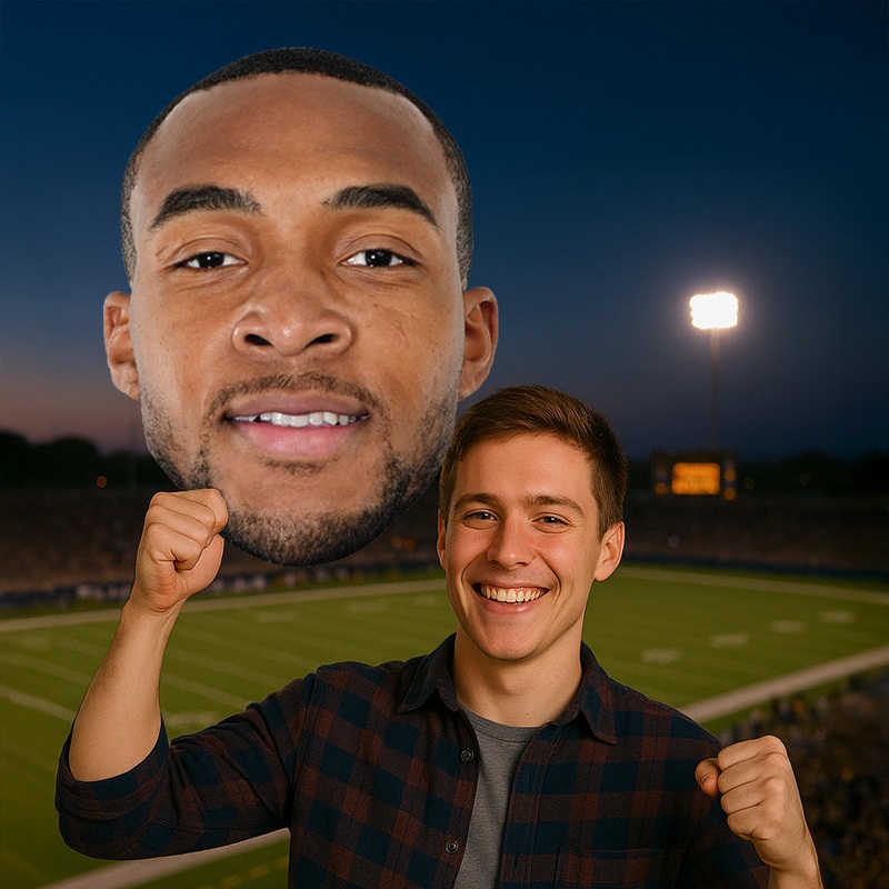 TreVeyon Henderson – Big Head – Official NFLPA – New England Patriots – Foam Core Cutout