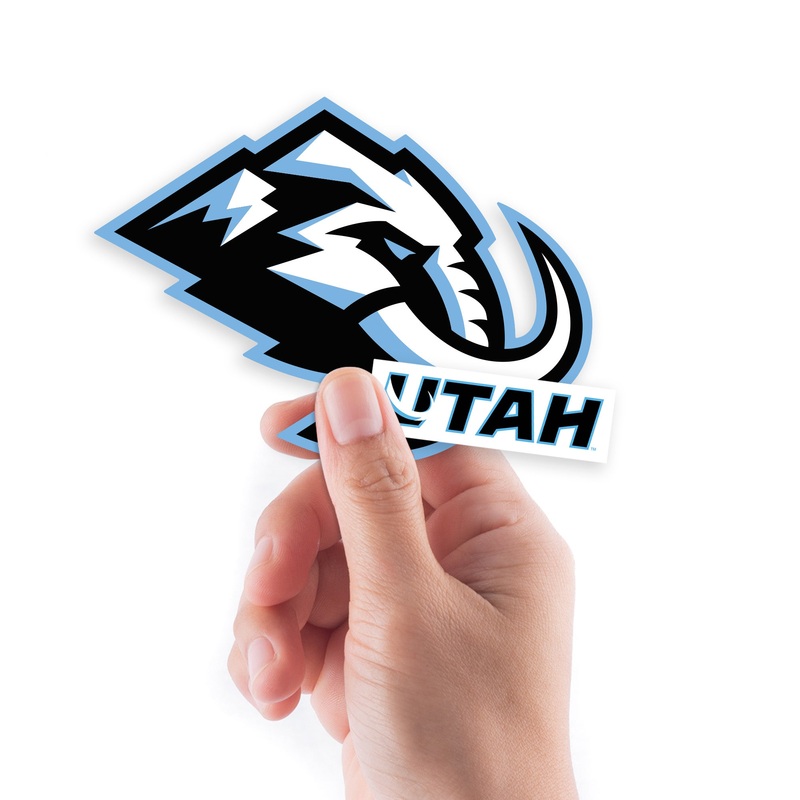 Utah Mammoth – 5 Minis (Mixed Sizes) – Official NHL – Reusable Vinyl Decals