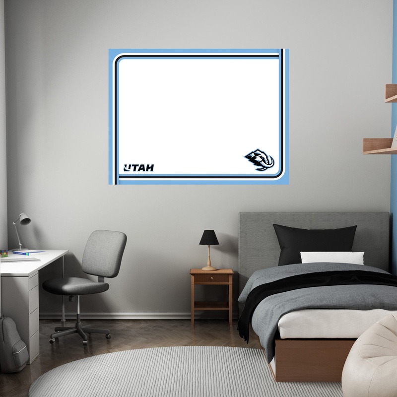 Utah Mammoth – Dry Erase Whiteboard – Official NHL – Reusable Vinyl Wall Decal
