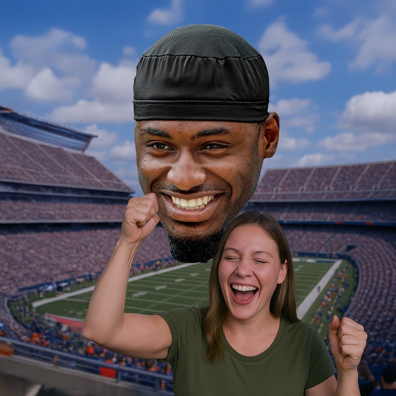 Xavier Legette – Big Head – Official NFLPA – Carolina Panthers – Foam Core Cutout