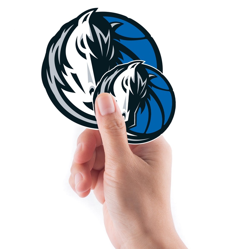Dallas Mavericks – 5 Logo Minis (Mixed Sizes) – Official NBA – Reusable Vinyl Decals