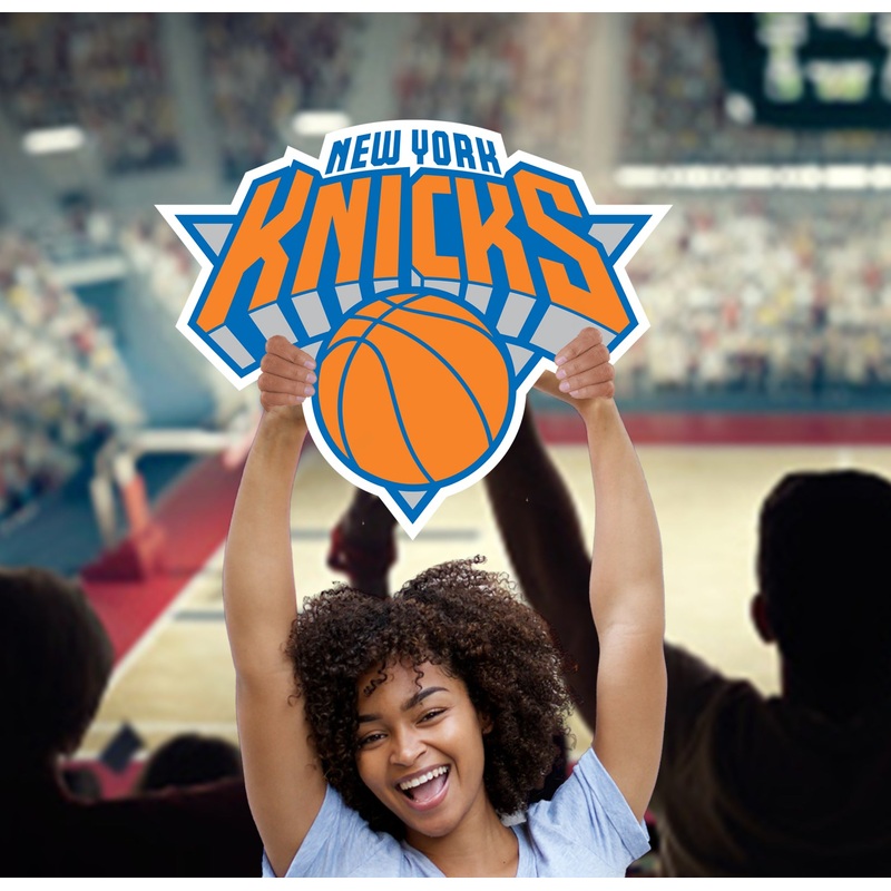 Logo – Big Head – Official NBA – New York Knicks – Foam Core Cutout
