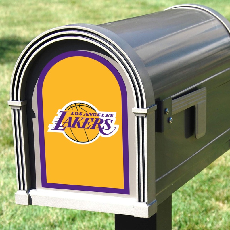 Los Angeles Lakers – Mailbox Logo – Outdoor Wall Decal – Official NBA – Scratch Resistant Alumigraphics Smooth