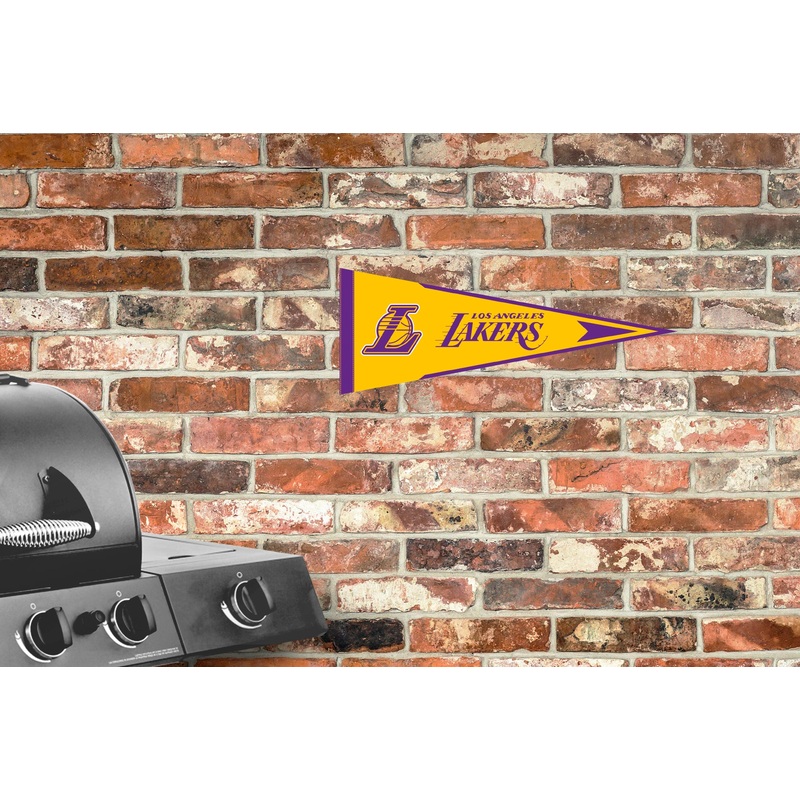 Los Angeles Lakers – Pennant – Outdoor Wall Decal – Official NBA – Scratch Resistant Alumigraphics Smooth