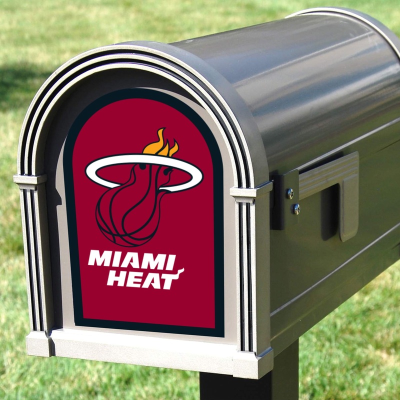 Miami Heat – Mailbox Logo – Outdoor Wall Decal – Official NBA – Scratch Resistant Alumigraphics Smooth
