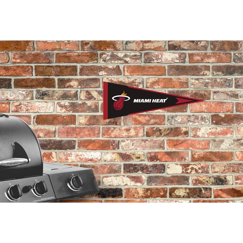 Miami Heat – Pennant – Outdoor Wall Decal – Official NBA – Scratch Resistant Alumigraphics Smooth