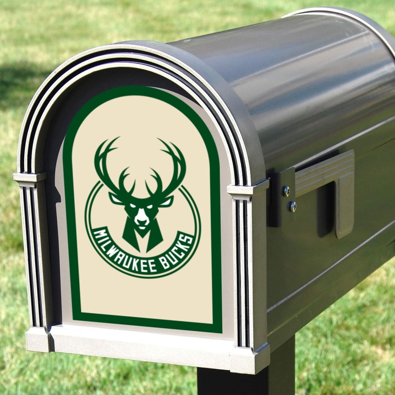 Milwaukee Bucks – Mailbox Logo – Outdoor Wall Decal – Official NBA – Scratch Resistant Alumigraphics Smooth