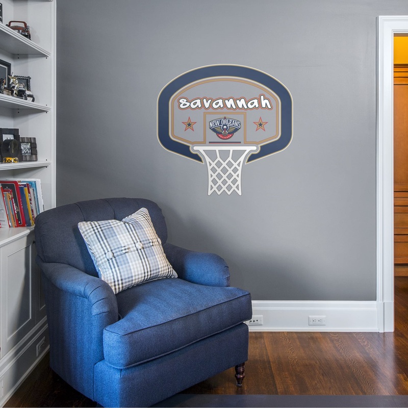 New Orleans Pelicans – Graphic – With Personalized Name – Official NBA – Vinyl Transfer Decal