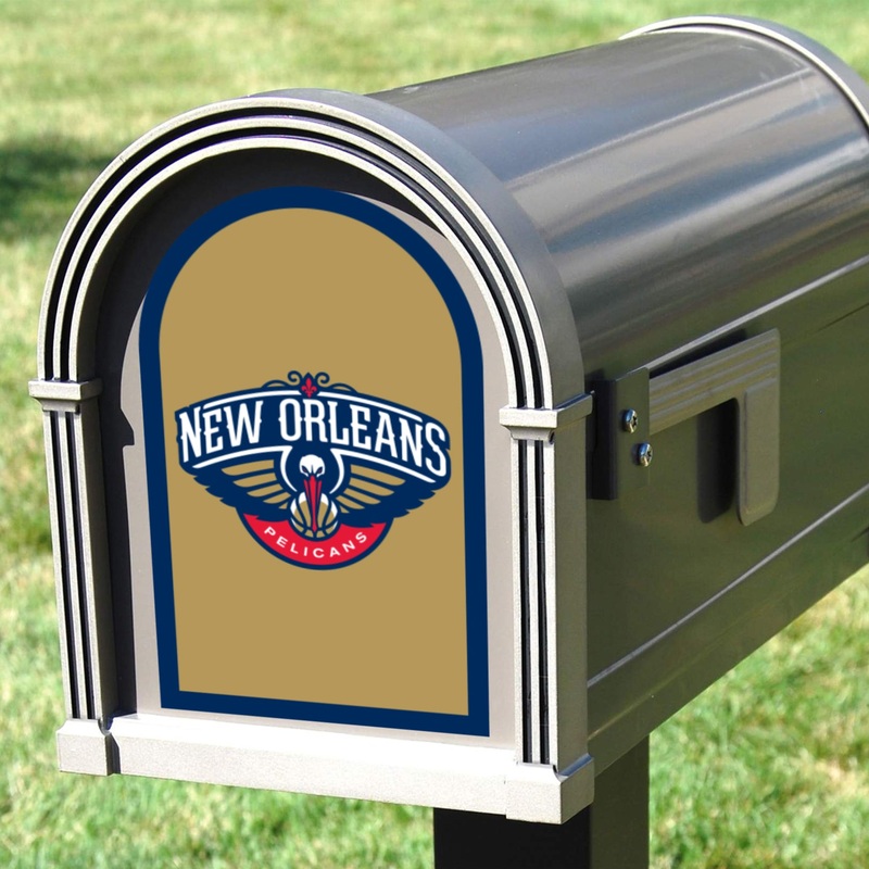 New Orleans Pelicans – Mailbox Logo – Outdoor Wall Decal – Official NBA – Scratch Resistant Alumigraphics Smooth