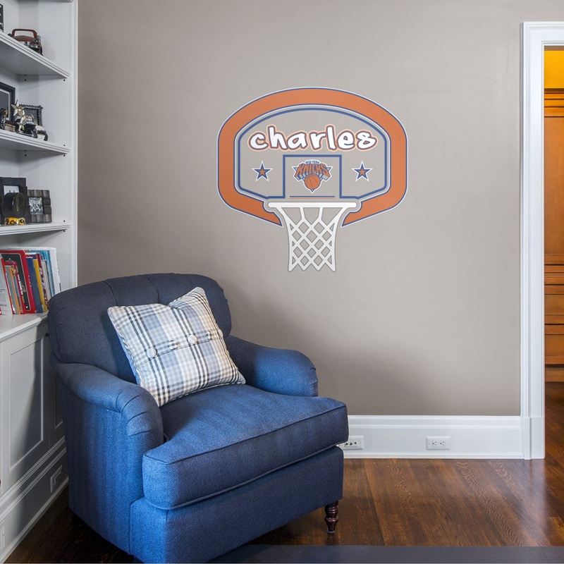 New York Knicks – Graphic – With Personalized Name – Official NBA – Vinyl Transfer Decal
