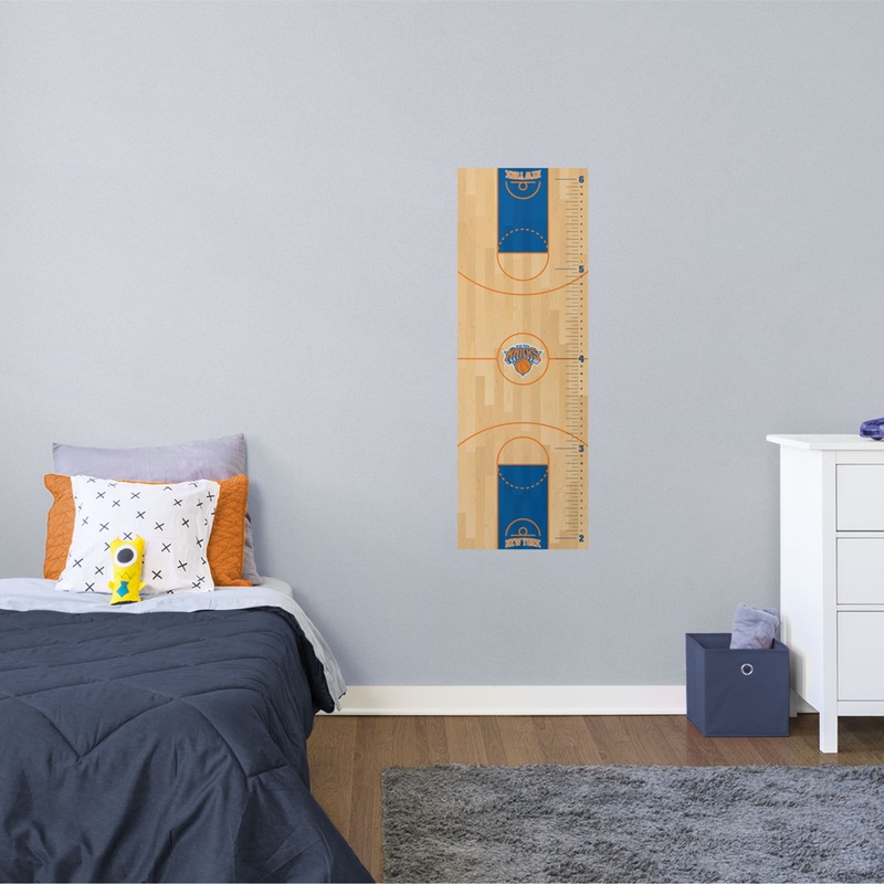 New York Knicks – Growth Chart – Official NBA – Reusable Vinyl Wall Decal
