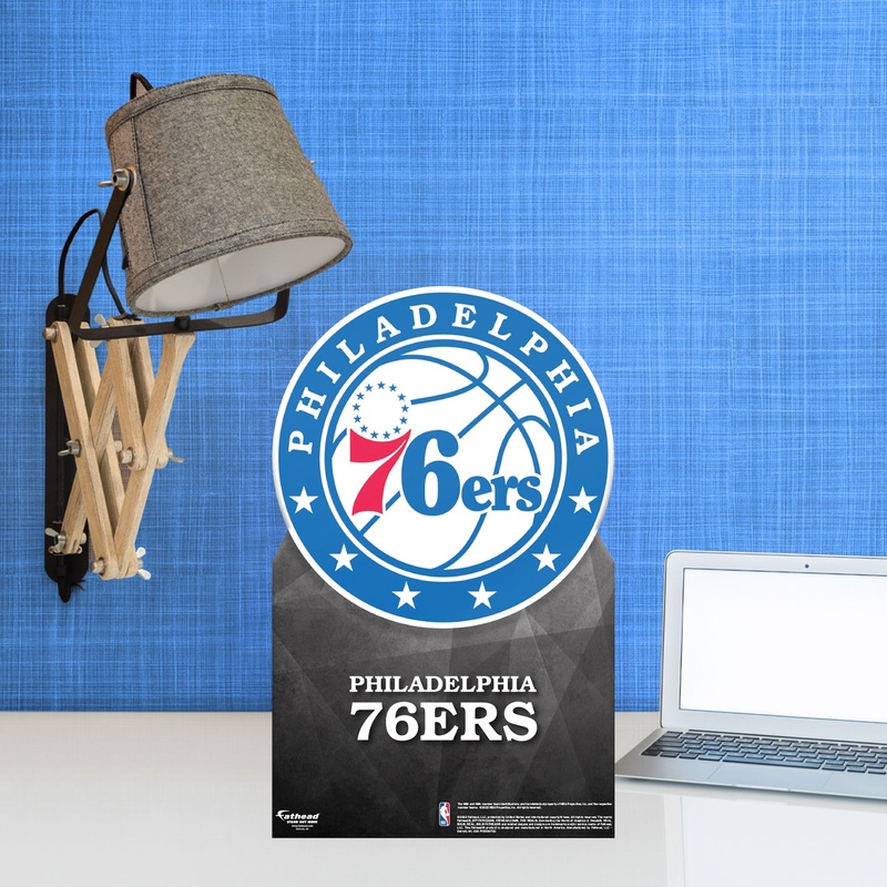Philadelphia 76ers Logo – Mini Stand Out – Official NBA – Cardstock Cutout