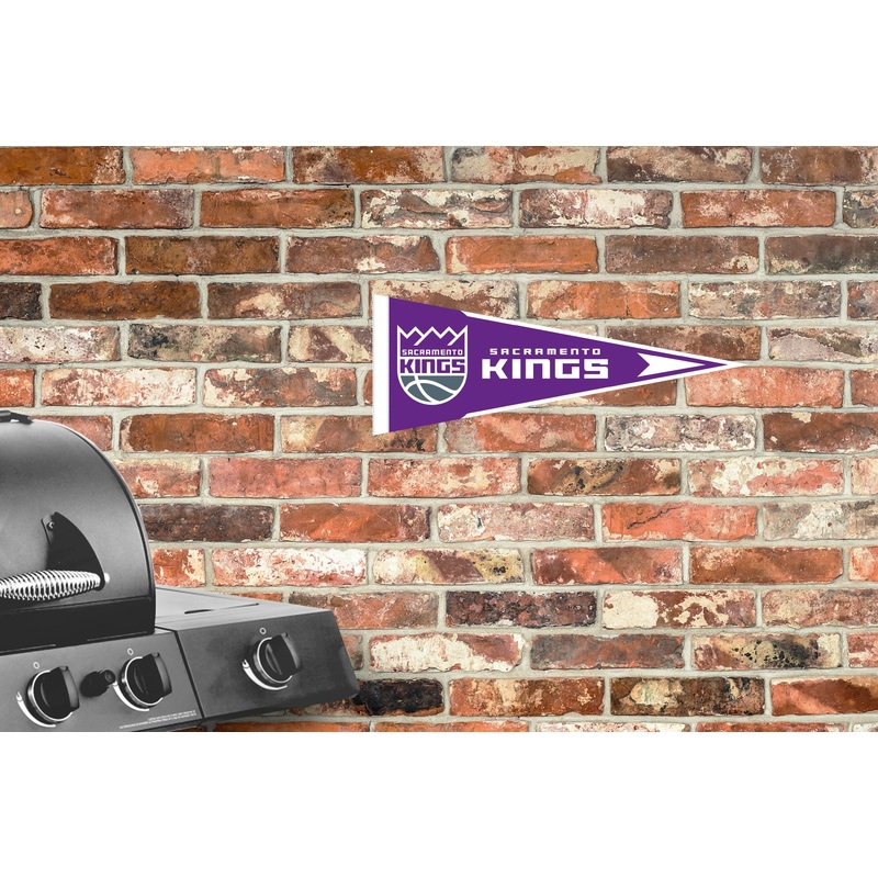 Sacramento Kings – Pennant – Outdoor Wall Decal – Official NBA – Scratch Resistant Alumigraphics Smooth