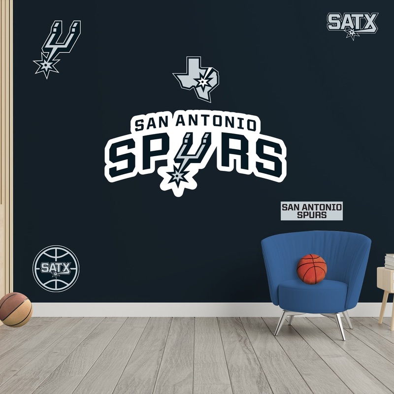San Antonio Spurs – RealBig Logo Collection – Official NBA – Reusable Vinyl Wall Decals #2