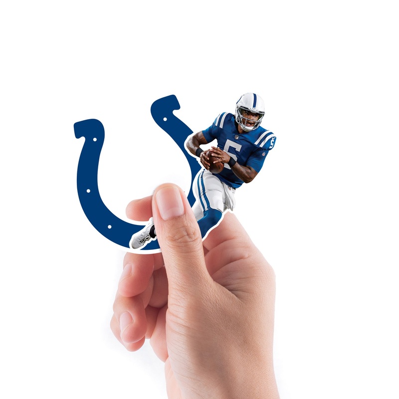 Anthony Richardson – 5 Minis (Mixed Sizes) – Official NFL – Indianapolis Colts – Reusable Vinyl Decals