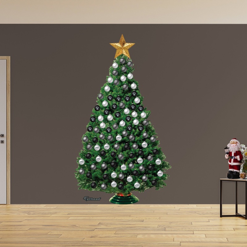 Brooklyn Nets – Decorate Your Own Christmas Tree – Official NBA – Reusable Vinyl Wall Decals