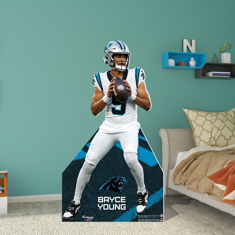 Bryce Young – Life-Size Stand Out – Official NFL – Carolina Panthers – Foam Core Cutout