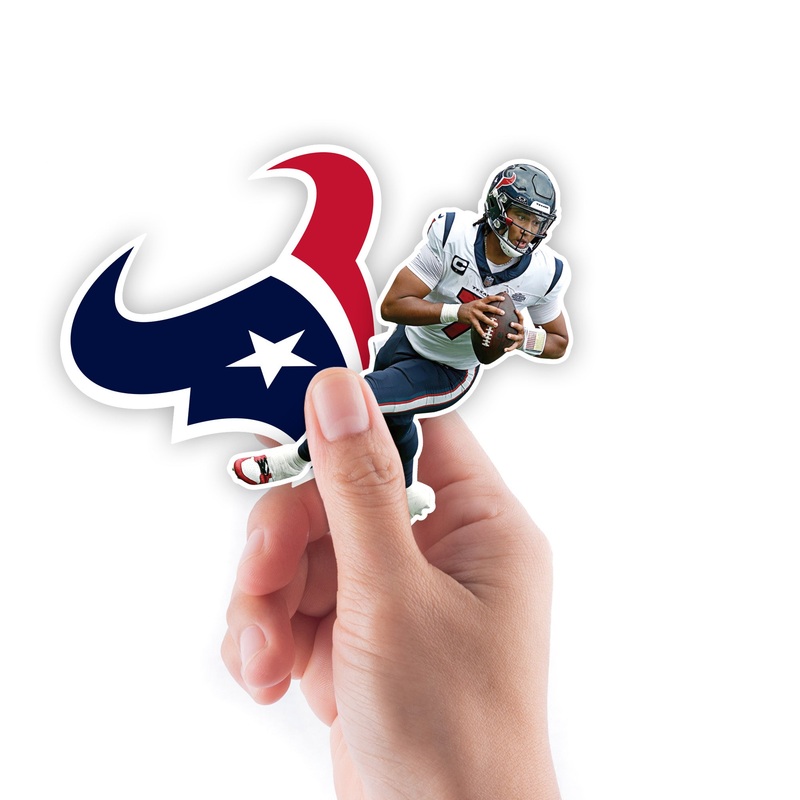 C.J. Stroud – 5 Minis (Mixed Sizes) – Official NFL – Houston Texans – Reusable Vinyl Decals