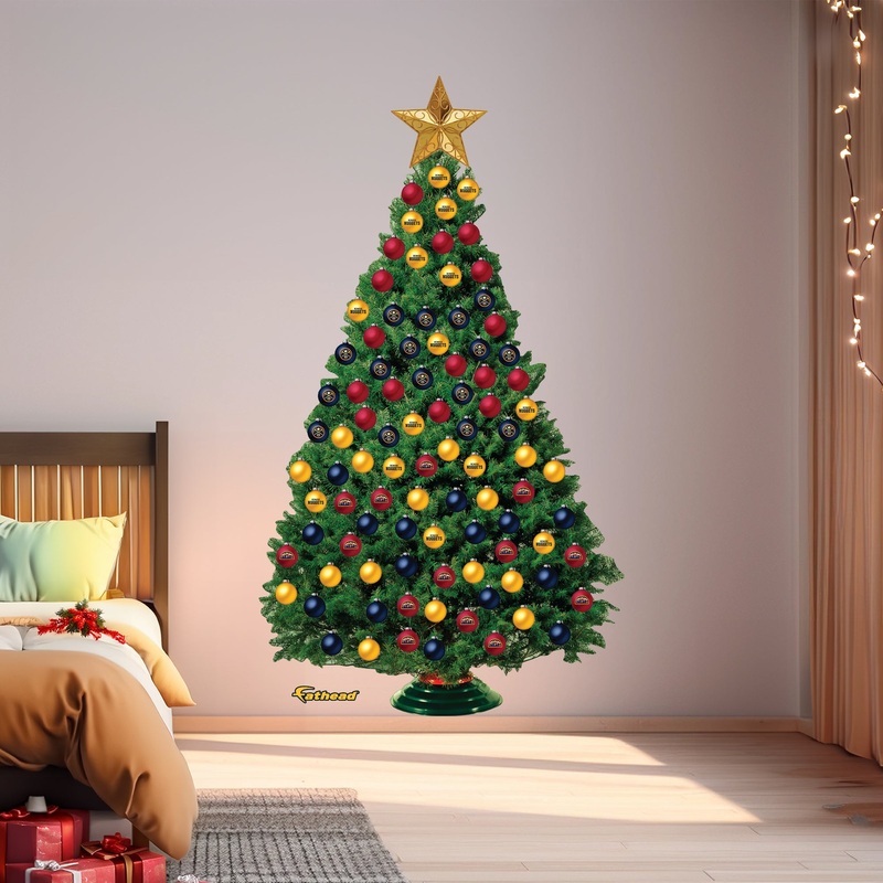 Denver Nuggets – Decorate Your Own Christmas Tree – Official NBA – Reusable Vinyl Wall Decals