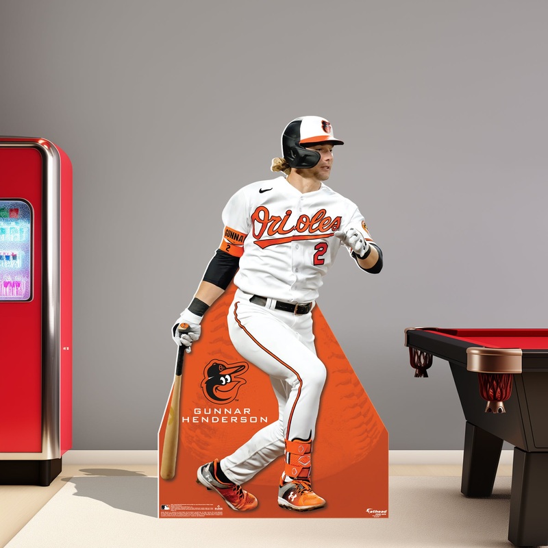 Gunnar Henderson 2023 – Life-Size Stand Out – Official MLB – Baltimore Orioles – Foam Core Cutout