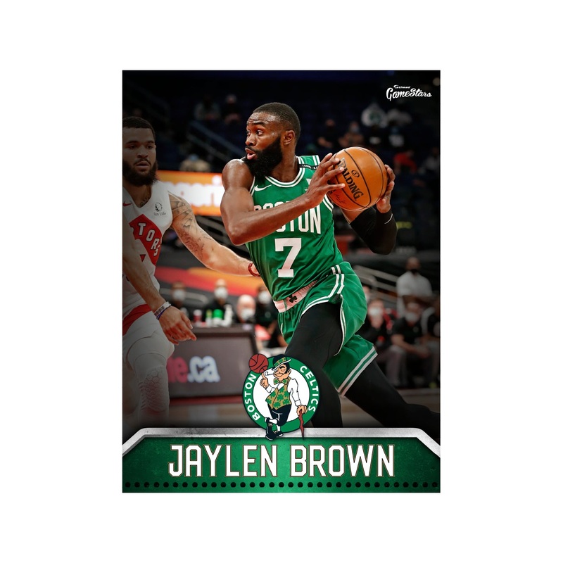 Jaylen Brown – GameStars Series – Peel & Stick Poster – Official NBA – Boston Celtics – Reusable Vinyl Wall Decal