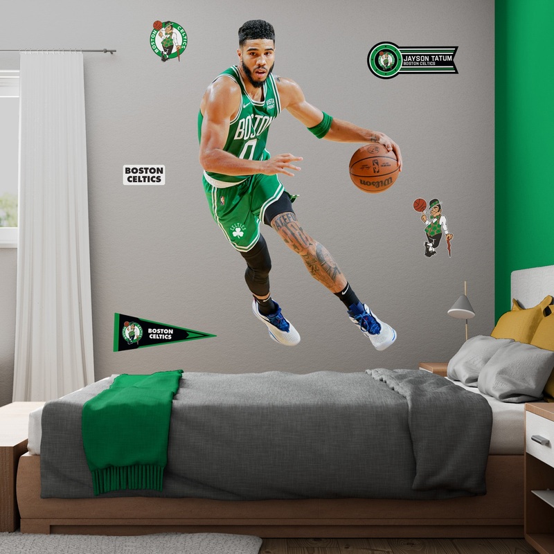 Jayson Tatum – RealBig Collection – Official NBA – Boston Celtics – Reusable Vinyl Wall Decals #3