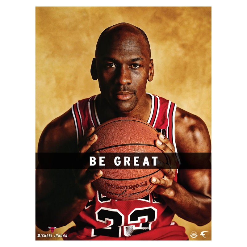 Michael Jordan – Motivational – Peel & Stick Poster – Official NBA – Chicago Bulls – Reusable Vinyl Wall Decal #1