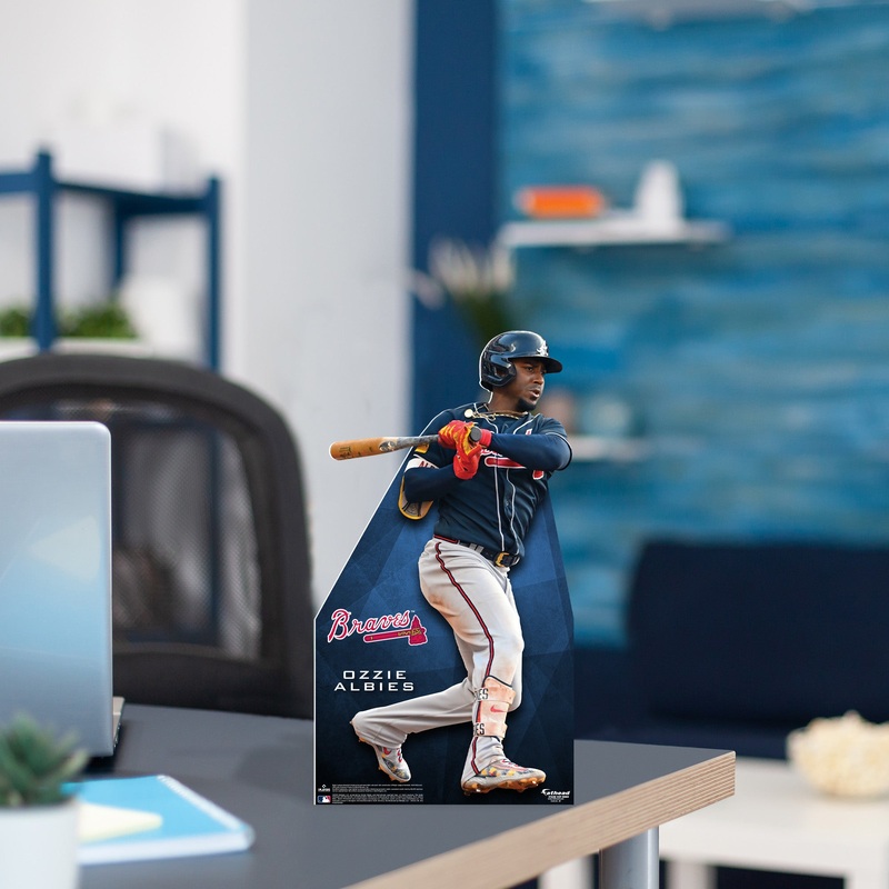 Ozzie Albies 2023 – Mini Stand Out – Official MLB – Atlanta Braves – Cardstock Cutout