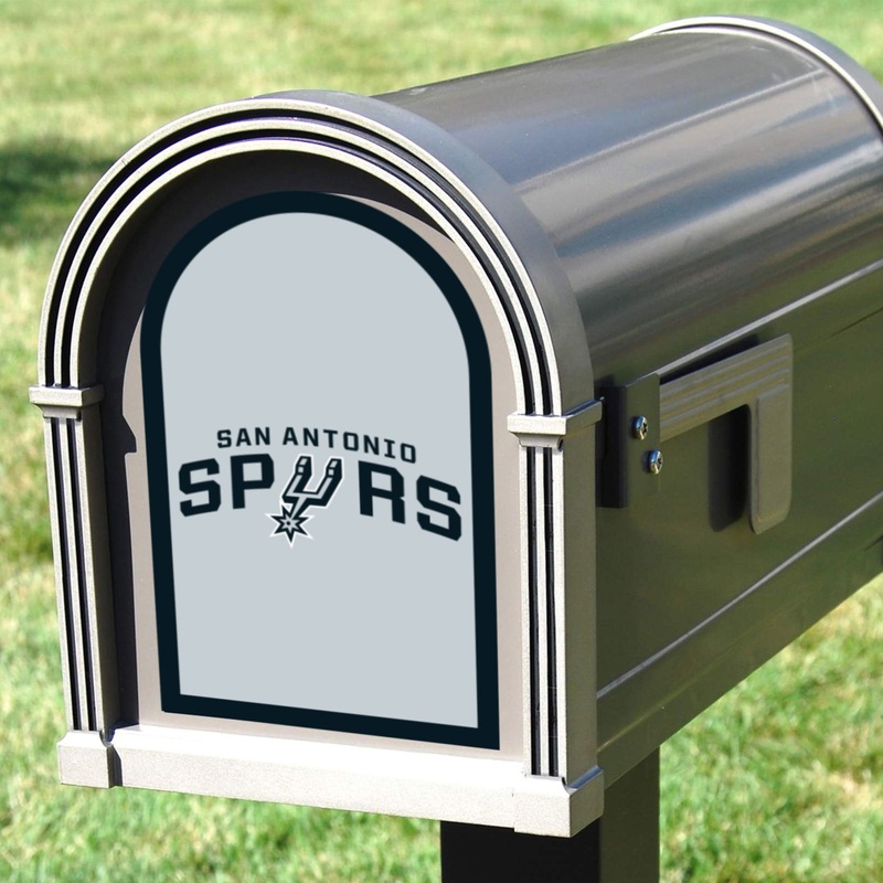 San Antonio Spurs – Mailbox Logo – Outdoor Wall Decal – Official NBA – Scratch Resistant Alumigraphics Smooth