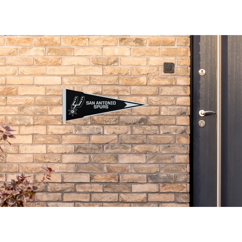 San Antonio Spurs – Pennant – Outdoor Wall Decal – Official NBA – Scratch Resistant Alumigraphics Smooth