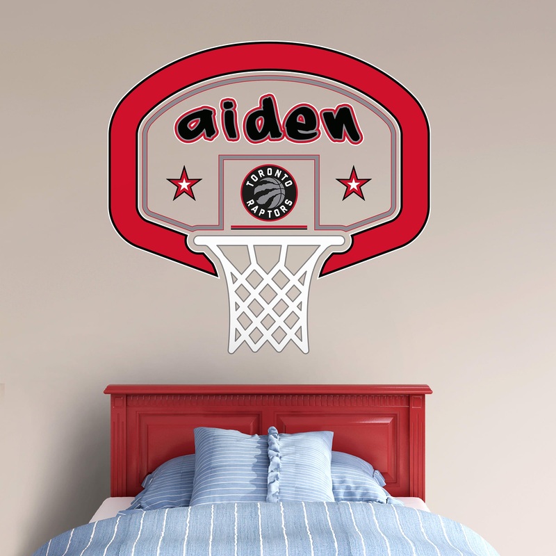 Toronto Raptors – Graphic – With Personalized Name – Official NBA – Vinyl Transfer Decal