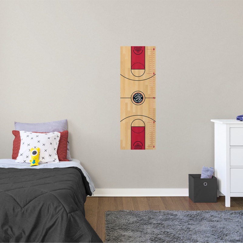 Toronto Raptors – Growth Chart – Official NBA – Reusable Vinyl Wall Decal