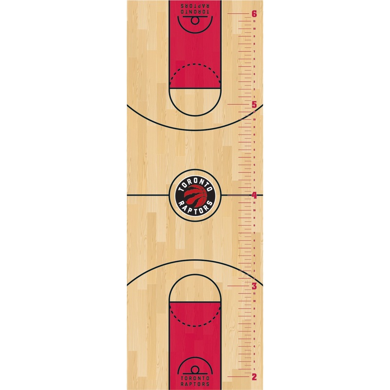 Toronto Raptors Logo – Growth Chart – Official NBA – Toronto Raptors – Reusable Vinyl Wall Decal