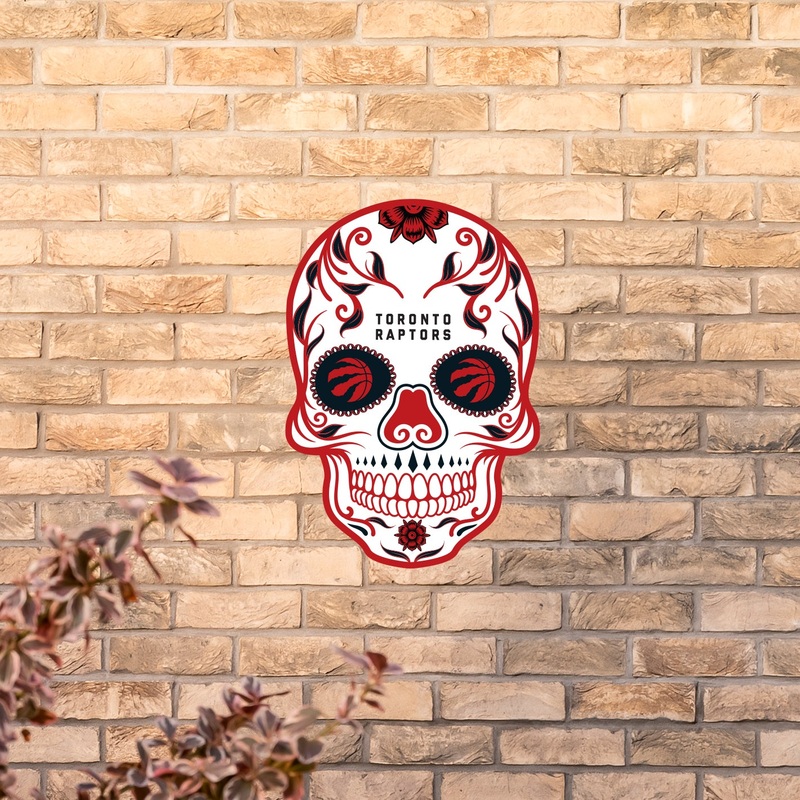 Toronto Raptors – Sugar Skull Logo – Outdoor Wall Decals – Official NBA – Scratch Resistant Alumigraphics Smooth
